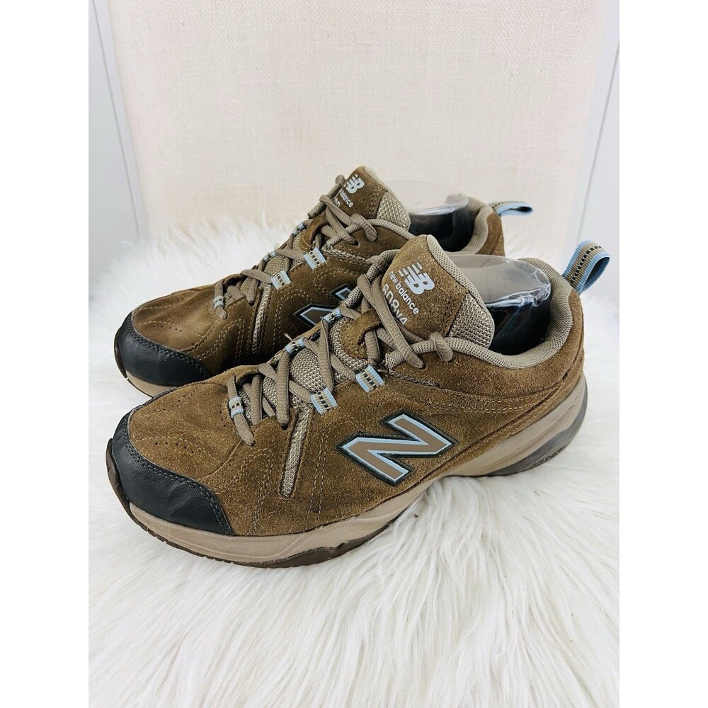 New Balance 608 Brown Suede Walking Shoes Sneakers Womens Size 9
